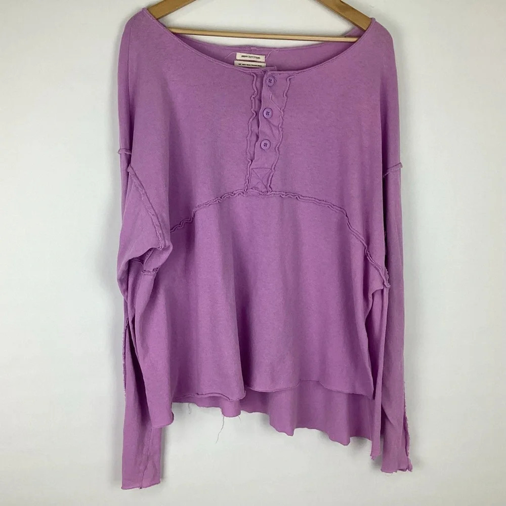 Urban Outfitters Freddie Henley Tunic Top Size Small